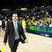 Binghamton Head Coach Tommy Dempsey leaves the court after his Bearcats lost 67-39 on Tuesday. Daniel Brenner I AnnArbor.com